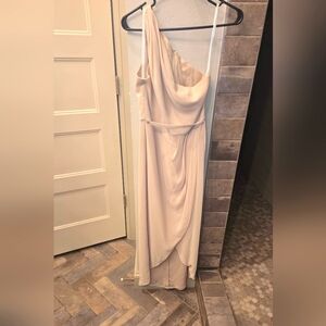 David's bridal tan dress